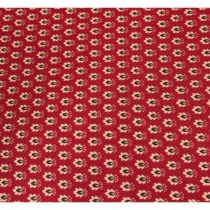 Moda Red Cotton Fabric 18x44" Floral Pattern Quilting Sewing Craft Material
